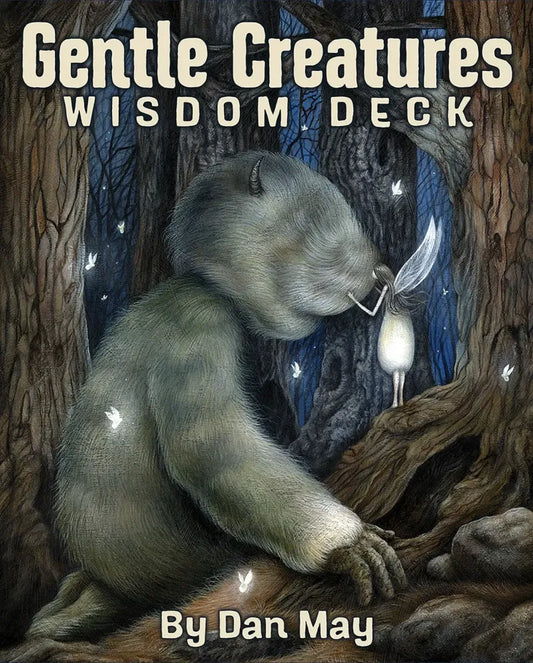 Gentle Creatures Wisdom Deck Fuzzy Giants 48 Mythical Creatures Cards 68 Page Whimsical Cards Guidebook