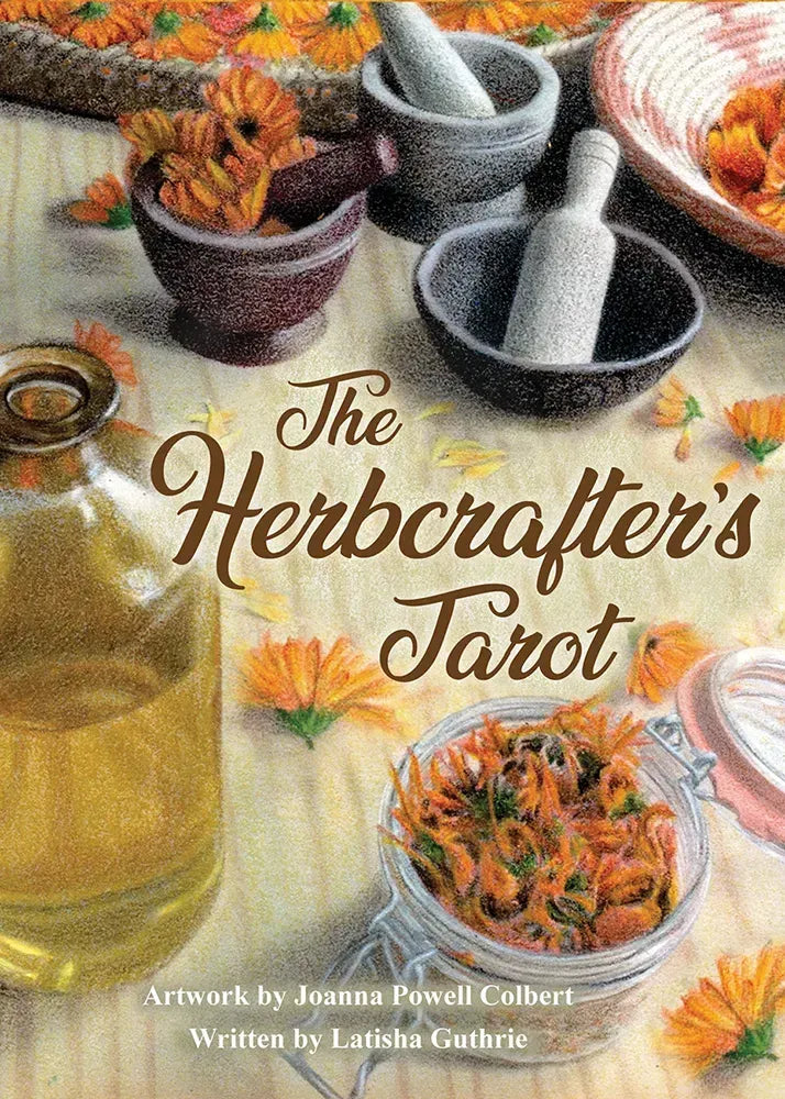 The Herbcrafter’s Tarot Herbs Trees Flowers 78 Card Deck 124 Page Herbal Inspiration Book