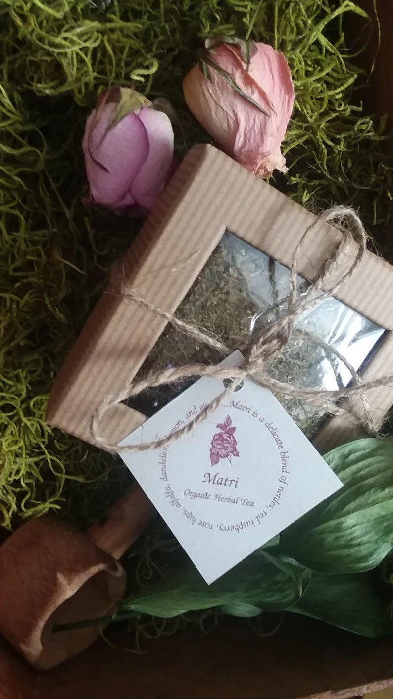 Sacred Rose® Organic Herbal Tea Matri® Organic Herbal Tea Maiden Mother Crone Magickal Tea Healthy Pregnancy Tea Mothers Healing Tea